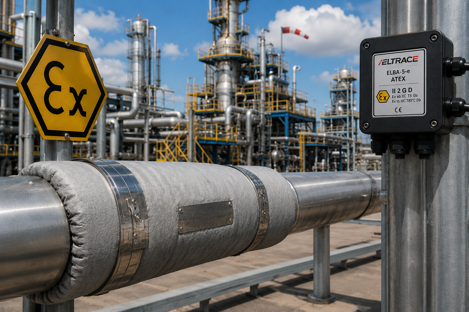 Équipements certifiés ATEX ELTRACE pour atmosphères explosibles